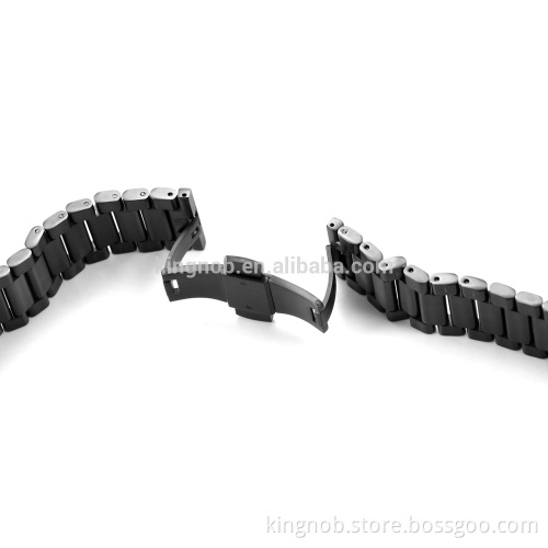 22mm 316L Stainless Steel Bracelet S/S Metal Watch Band For Moto 360 Pebble Samsung Gear 2